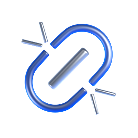 Break Link  3D Icon