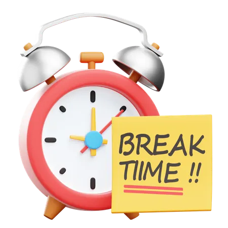 Break Time  3D Icon
