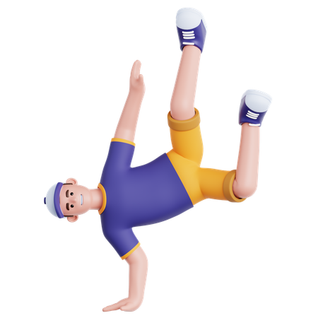 Breakdance 3D Icon
