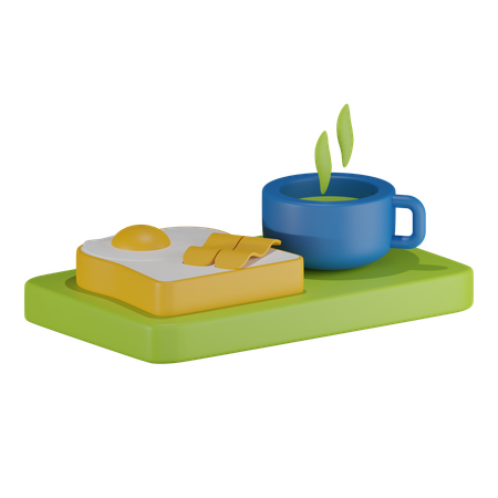 Breakfast  3D Icon