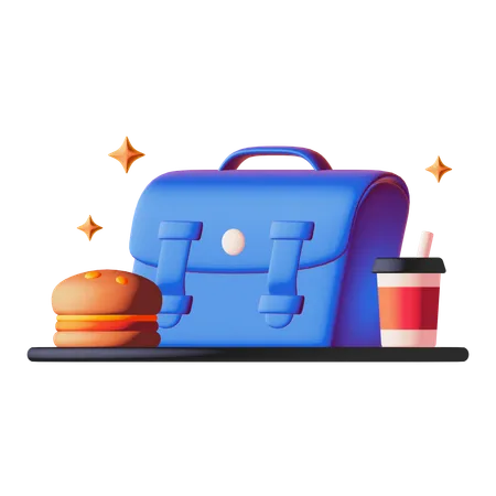 아침  3D Icon