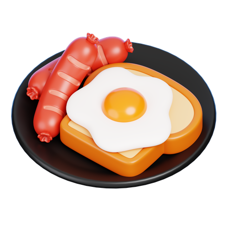 Breakfast  3D Icon