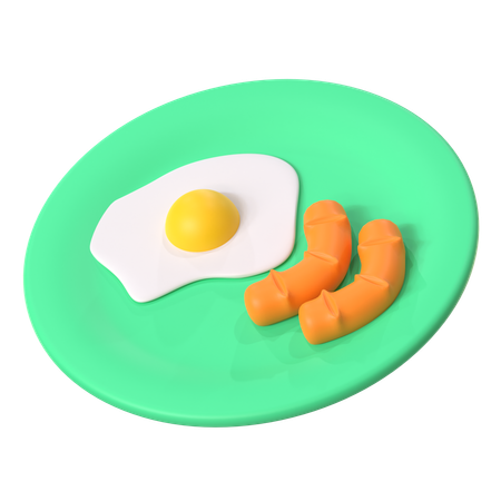 Breakfast  3D Icon