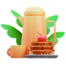 breakfast 3d logo