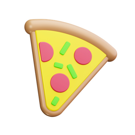 아침 피자  3D Icon