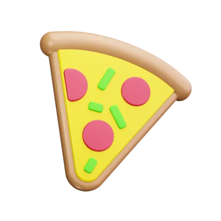 아침 피자  3D Icon