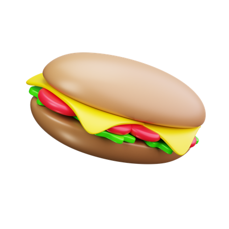 Breakfast Sandwich  3D Icon