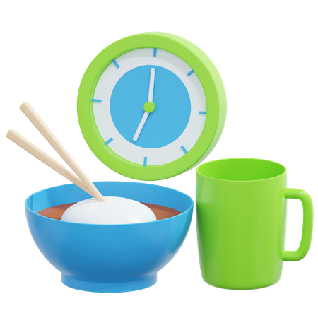 Breakfast Time  3D Icon