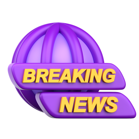 Breaking News  3D Icon