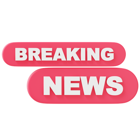 Breaking News  3D Icon