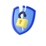hacking password 3d illustration