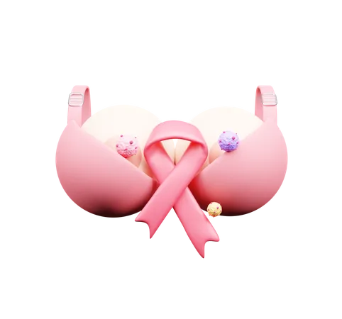 Breast Cancer  3D Icon