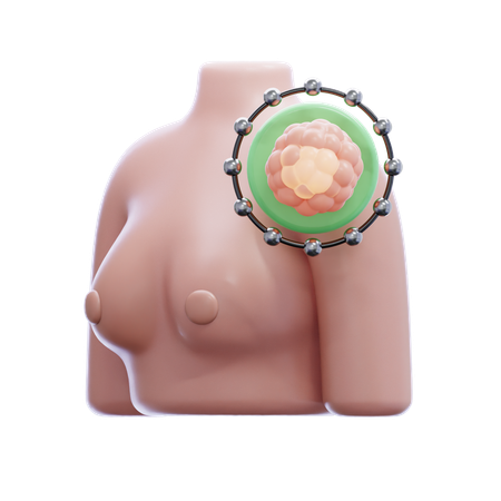 乳癌  3D Icon