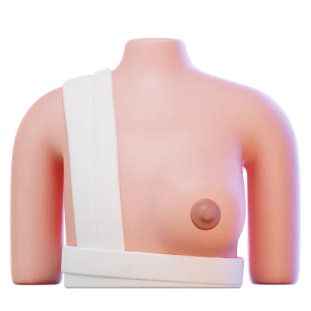 Breast Cancer  3D Icon