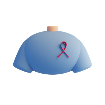 Breast cancer  3D Icon