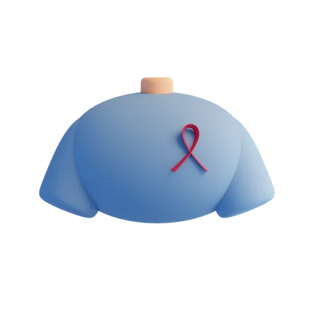 Breast cancer  3D Icon