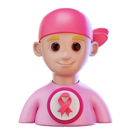 Breast Cancer Patient  3D Icon