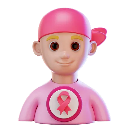 Breast Cancer Patient  3D Icon