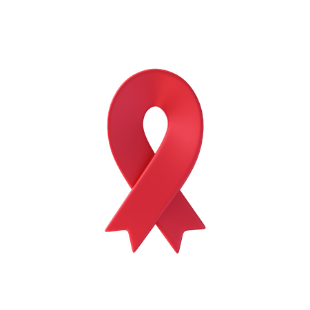 Breast Cancer Ribbon  3D Icon