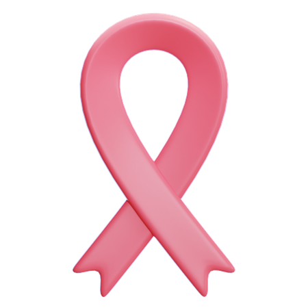 Breast Cancer Ribbon  3D Icon