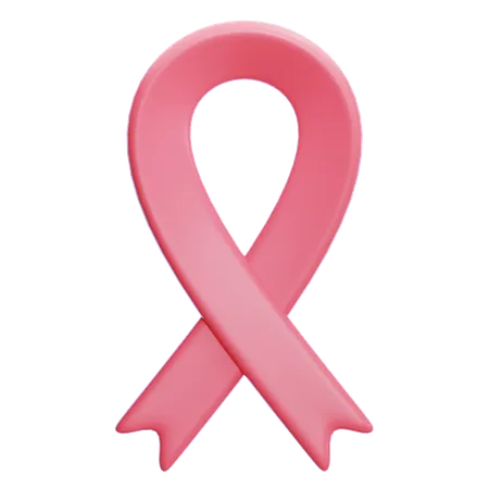 Breast Cancer Ribbon  3D Icon