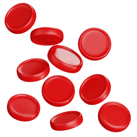 Brecha de glóbulos rojos humanos  3D Icon