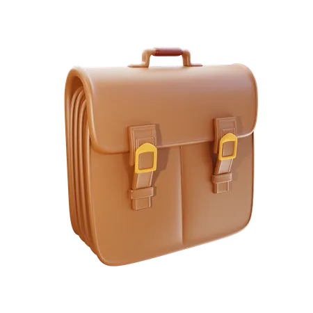 3 D Render Briefcase 3D Icon