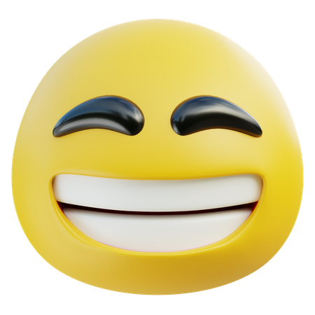 Emoji éclatant  3D Icon