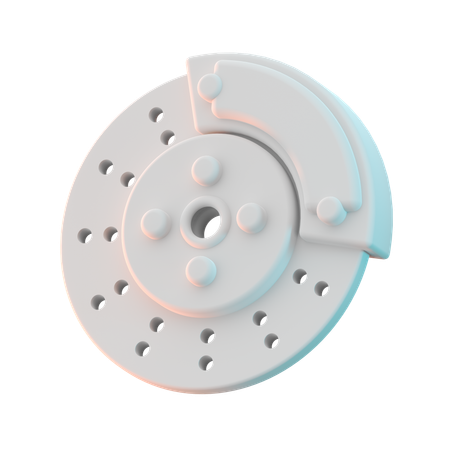 Bremsscheibe  3D Icon