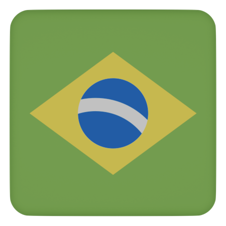 Brésil  3D Icon