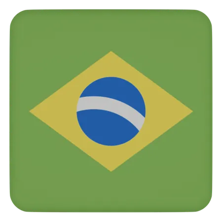 Brésil  3D Icon