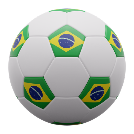 Ballon Brésil  3D Icon