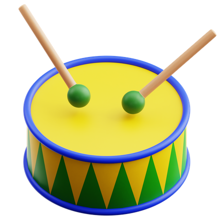 Tambour du Brésil  3D Icon