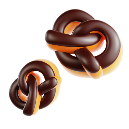 Brezel  3D Icon