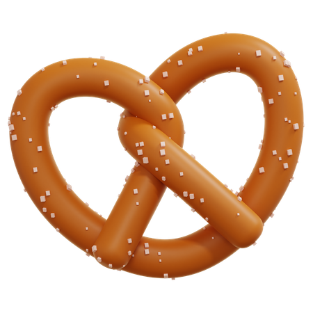 Brezel  3D Icon