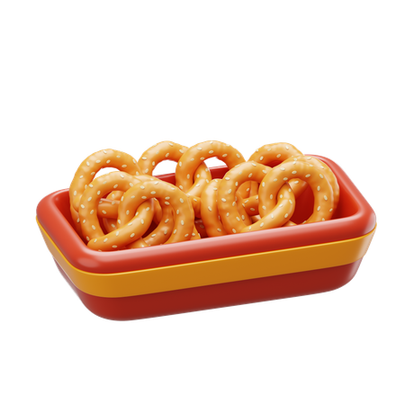 Brezel  3D Icon