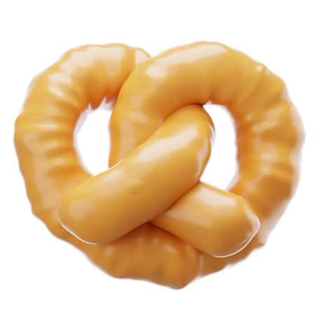 Brezel  3D Icon