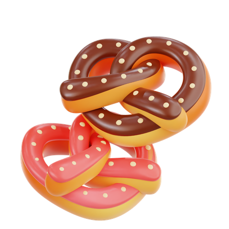 Brezel  3D Icon