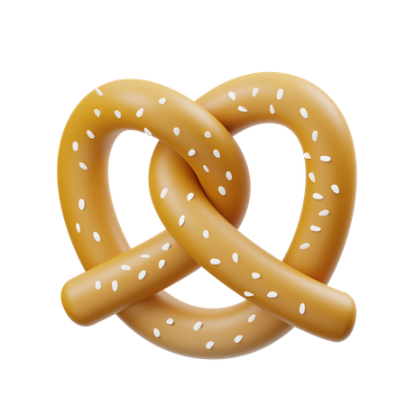 Brezel  3D Icon