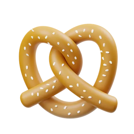 Brezel  3D Icon