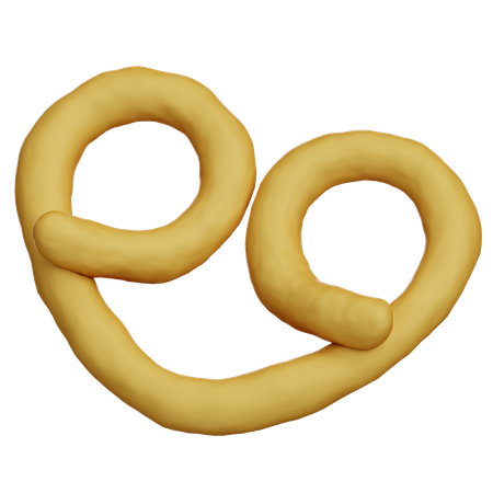 Brezel  3D Icon