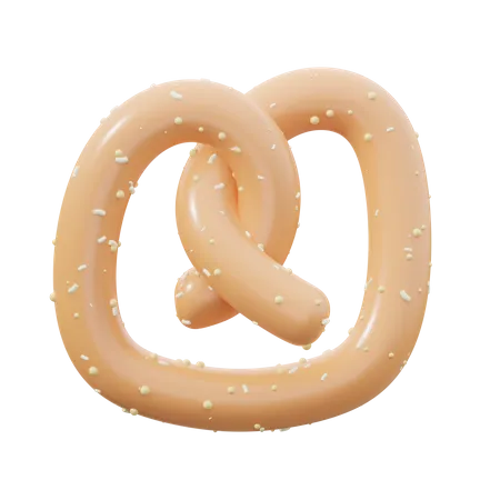 Brezel  3D Icon