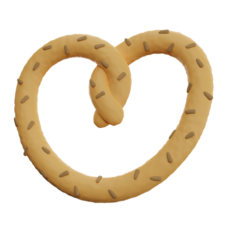 Brezel  3D Icon