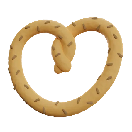 Brezel  3D Icon