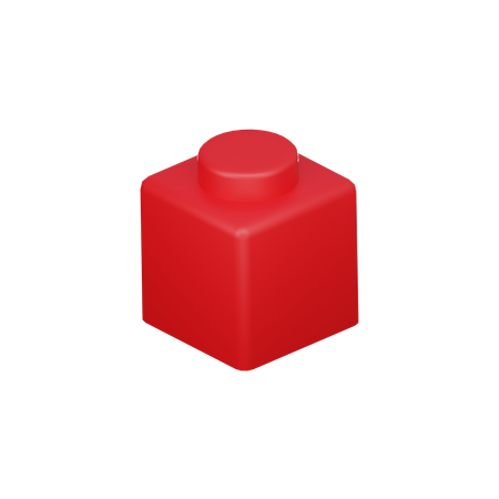 Brick 1x1  3D Icon