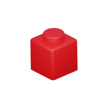 Brick 1x1  3D Icon