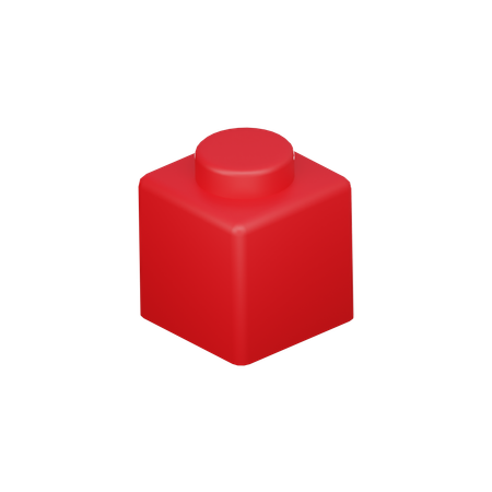 Brick 1x1  3D Icon