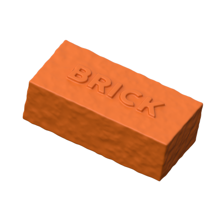 Brick  3D Icon