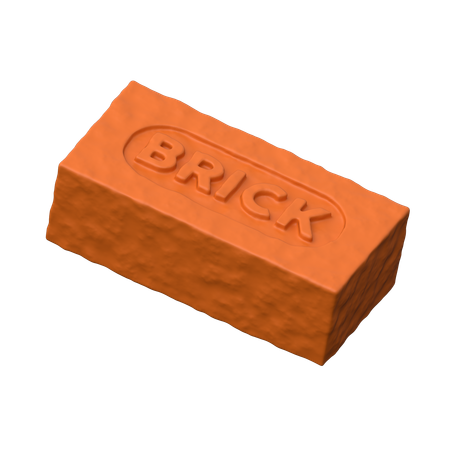 Brick  3D Icon