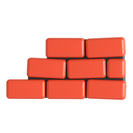 Brick Block  3D Icon